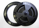 Round inspection hatch 155mm - black