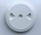 ISO12216 round hatch 125mm - white