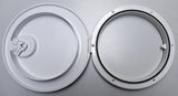 Industrial round hatch 334mm - white