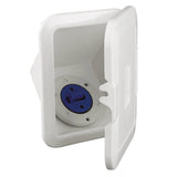 Recessed deck filler with flap for water 38mm