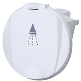Shower set with case and 3m hose - white