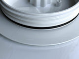 ISO12216 round hatch 150mm - white