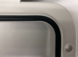 Industrial hatch 250mm x 598mm - white