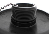 Plastic deck filler 38mm - black