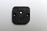 Universal VHF microphone clip - white