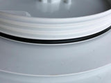 ISO12216 round hatch 125mm - white