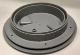 Round inspection hatch 108mm - grey