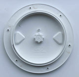 ISO12216 round hatch 150mm - white