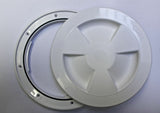 Round inspection hatch 155mm - white