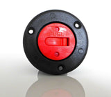 Plastic deck filler for fuel 51mm - black