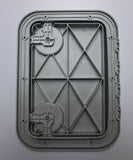 Industrial hatch 270mm x 372mm - grey