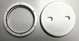 Industrial round hatch 132mm - white