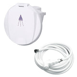 Shower set with case and 3m hose - white