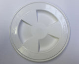 Round inspection hatch 155mm - white