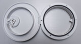 Industrial round hatch 280mm - white