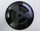 Round inspection hatch 155mm - black