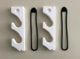 Fishing rod holder / storage rack for 2 rods