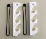 Fishing rod holder / storage rack for 3 rods
