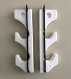 Fishing rod holder / storage rack for 2 rods