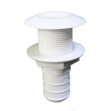 Thru-hull with hose barb - easy mount