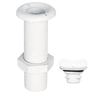 Round drain socket with fast-lock plug