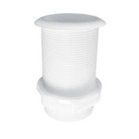 Thru-hull with compact flange
