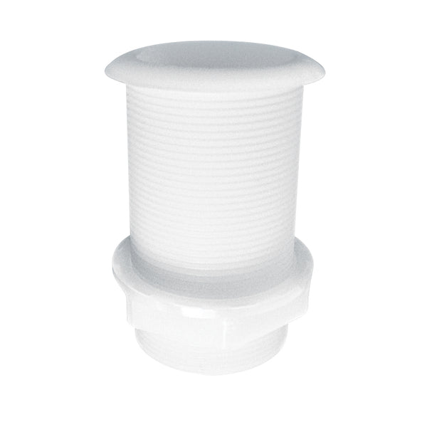 Thru-hull with compact flange