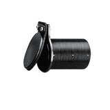 Deck drain with non-return flap