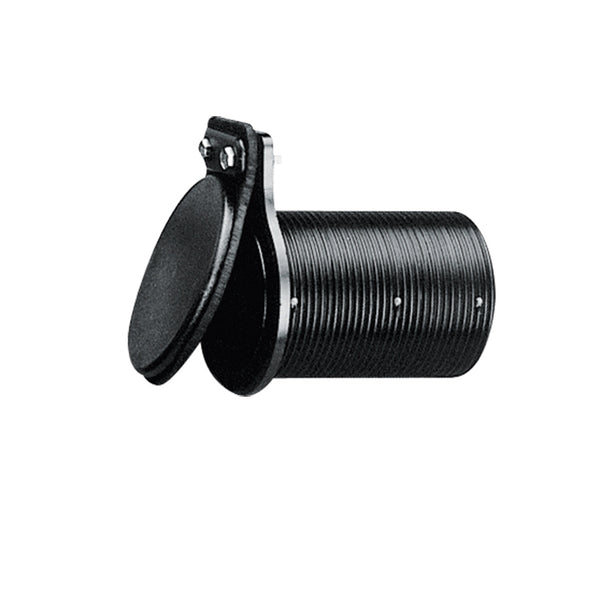 Deck drain with non-return flap