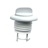 Round drain socket with captive plug
