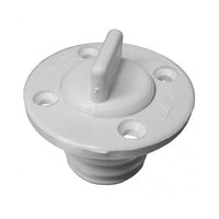 Round drain socket with plug