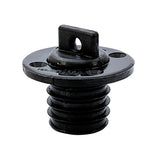 Round drain socket with plug