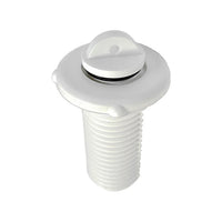 Round drain socket with plug
