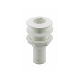 Composite thru-hull with hose barb ISO 9093