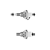 Deck drain with non-return valve