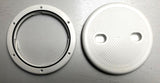 Industrial round hatch 155mm - white