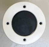 Deck drain with non-return valve flap (adjustable)