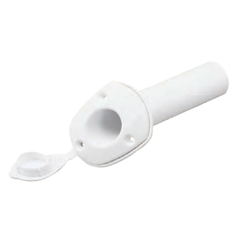 Recessed fishing rod holder with cap - white – Nuova Rade online
