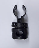 Rail-mount bracket for SOLAS lifebuoy light