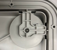 Industrial hatch 250mm x 598mm - white