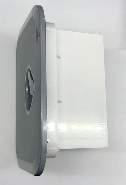 Top Line hatch with storage locker 270mm x 375mm - grey